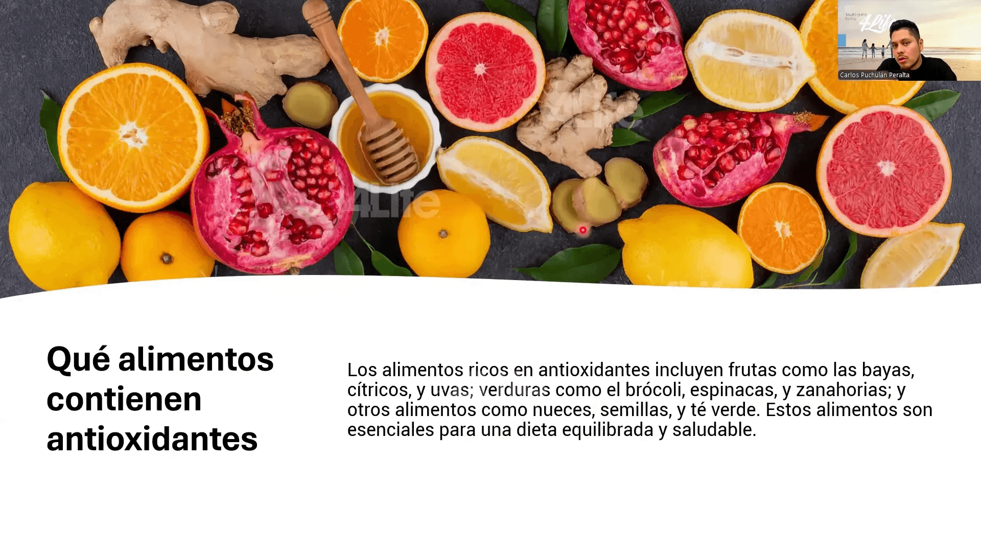 Alimentos ricos en antioxidantes